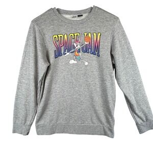Space‎ Jam A New Legacy Bugs Bunny Kids XL Grey Graphic Pullover Sweatshirt